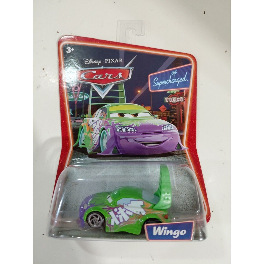 NIP Mattel 1:55 DieCast Disney Pixar Cars Supercharged Wingo Tuner Car